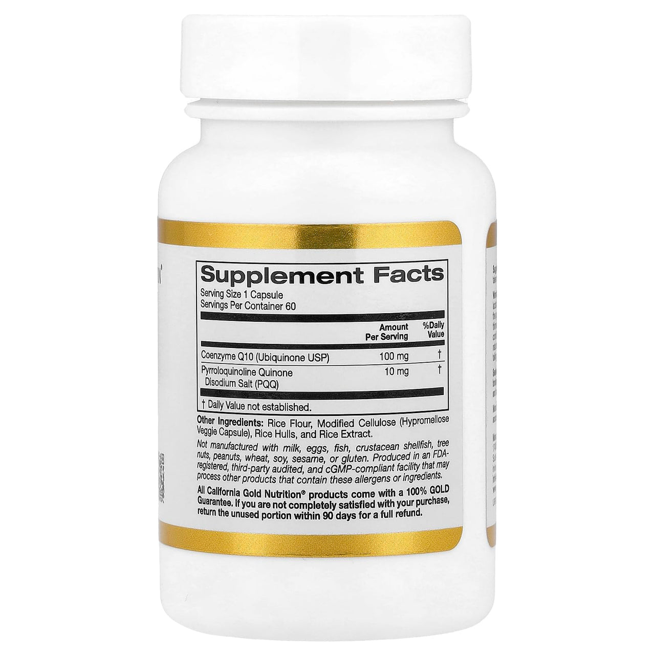 Lake Avenue Nutrition CoQ10 with PQQ, 100 mg, 60 Veggie Capsules