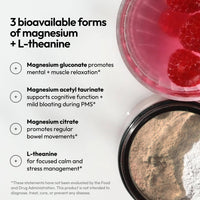 Thumbnail for Moon Juice Magnesi-Om Magnesium Powder Supplement - Chelated Magnesium Complex + L-Theanine Blend for Rest, Relaxation & Regularity - Vegan, Non-GMO & No Sugar, Berry, 4.2 oz, 30 Servings