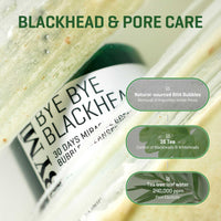 Thumbnail for SOME BY MI Bye Bye Blackhead 30 Days Miracle Green Tea Tox Bubble Cleanser – 4.23oz, 120g – Korean Face Wash & Bubble Face Mask – Daily Blackhead-Removing Pore Minimizer for Face – Korean Skin Care