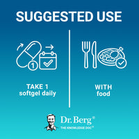 Thumbnail for Dr. Berg Omega-3 Cod Liver Fish Oil 60 Softgels – Wild-Caught Icelandic Cod – Omega 3 EPA & DHA – Heart, Brain, Immune & Eye Support* – Lemon Flavor – 4X Lab-Tested – Non-GMO, No Fillers