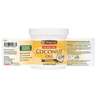 Thumbnail for De La Cruz Coconut Oil - Expeller Pressed Coconut Oil for Skin and Hair - Natural Moisturizer for Skin and Hair Jumbo Jar - 5.5 oz