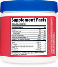 Thumbnail for Nutricost Energy Complex (Strawberry Kiwi) (60 Servings) - Clean Energy Powder, 300g Dietary Supplement