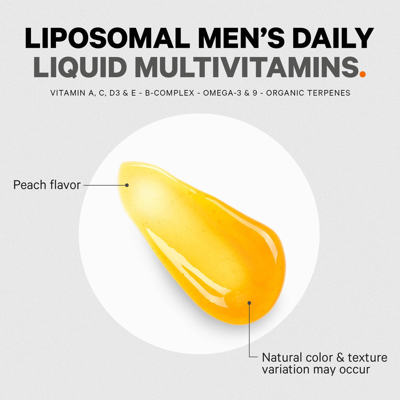 Codeage Daily Men Liquid Vitamins Supplement - Liposomal Multivitamin A, B, C, D, E, Biotin, Omega-3 & Omega-9 - Folate, Niacin, BlackBerry, Vegan - Sugar-Free & Non-GMO - 30 Pouches