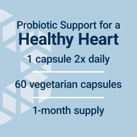 Thumbnail for Life Extension FLORASSIST® Probiotic Heart Health, Lactobacillus reuteri 30242, Promotes Heart Health and Already Healthy Cholesterol Levels, Gluten-Free, Non-GMO, Vegetarian, 60 Capsules