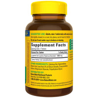 Thumbnail for Nature Made L-Lysine 1000 mg, Dietary L-Lysine Supplements, 60 Tablets, 60 Day Supply