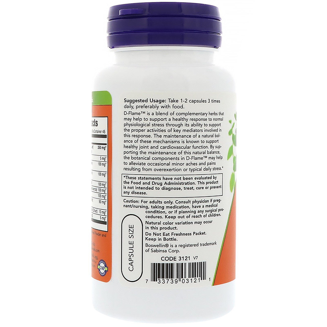 Now Foods D-Flame 90 Vcaps
