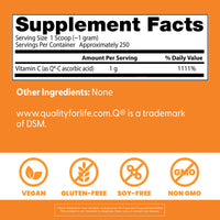 Thumbnail for Doctor's Best Vitamin C Powder with Q-C, Healthy Immune System, Brain, Eyes, Heart and Circulation, Joints, Sourced from Scotland, 250G, 8.8 Ounce
