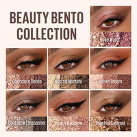 Thumbnail for Kaja Beauty Bento Collection - Bouncy Eyeshadow Trio | Neutral Earthy Tones, Travel Size, 14 Neutral Moment, 2019 Allure Best of Beauty Award, 0.03 Oz