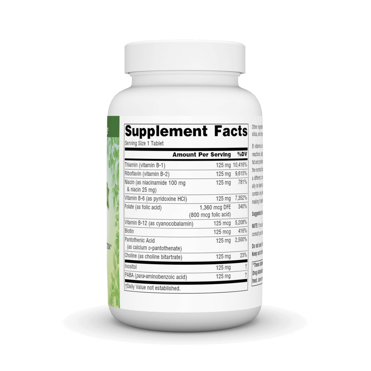 Source Naturals Vegan True B-125, Supports Energy Production*, 125 mg - 60 Tablets