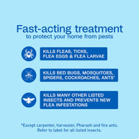 Thumbnail for ADAMS Flea & Tick Home Spray for Indoor House Treatment, Kills Bed Bugs, Fleas, & Ticks, for Carpet, Furniture & Pet Bedding, Controls Fleas, Ticks, Bed Bugs, Cockroaches, Spiders & Mosquitoes, 24 oz