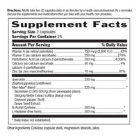 Thumbnail for Country Life Aller-Max - Quercetin Supplements with Bromelain - Immune Support with Vitamin C, Zinc, and Botanical Blend - Certified Gluten-Free, Vegan (50 Count (Pack of 1))