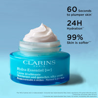 Thumbnail for Clarins Hydra-Essentiel Silky Cream|Intensely Hydrating Moisturizer|60 Seconds to Plumper Skin*|Nourishes, Comforts and Softens|Double Dose Hyaluronic Acid|Normal-Dry Skin|1.7 Ounces