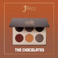 Thumbnail for Juvia's Place Palette The Chocolates - Tan, Auburn, Shades of 6, Rich Dark Chocolate Palette, Professional Eye Makeup, Pigmented, Makeup Palette for Eye Color & Shine