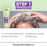 Thumbnail for Garnier Fructis Method for Curls Moisture Filling Hair Mask for Curly Hair with up to 13% Hyaluronic Moisture Complex, Designed and Tested for 2C to 4C Curls and Coils, 12.5 fl oz