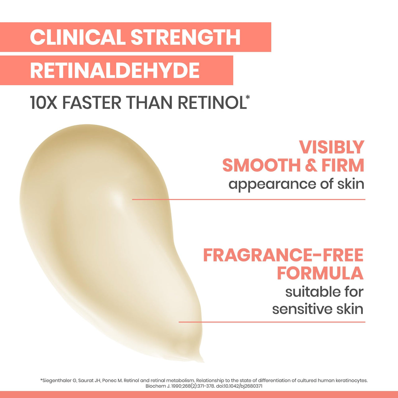 Avène Retrinal 0.05% Intensive Multi-Corrective Cream, Retinal Face Cream Formulated with Retinaldehyde, Niacinamide & Hyaluronic Acid, Anti-aging Cream Visibly Reduces Wrinkles & Fine Lines, 1 Fl Oz