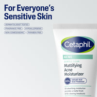 Thumbnail for Cetaphil Face Moisturizer, Gentle Clear Mattifying Acne Moisturizer With 0.5% Salicylic Acid, Hydrates and Treats Sensitive Acne Prone Skin, Skin Care for Sensitive Skin, 3oz
