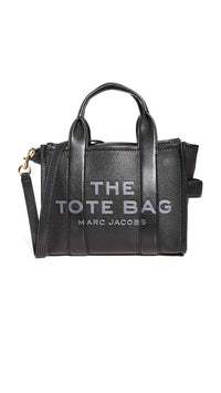Thumbnail for Marc Jacobs Women's The Leather Small Tote Bag, Black, One Size