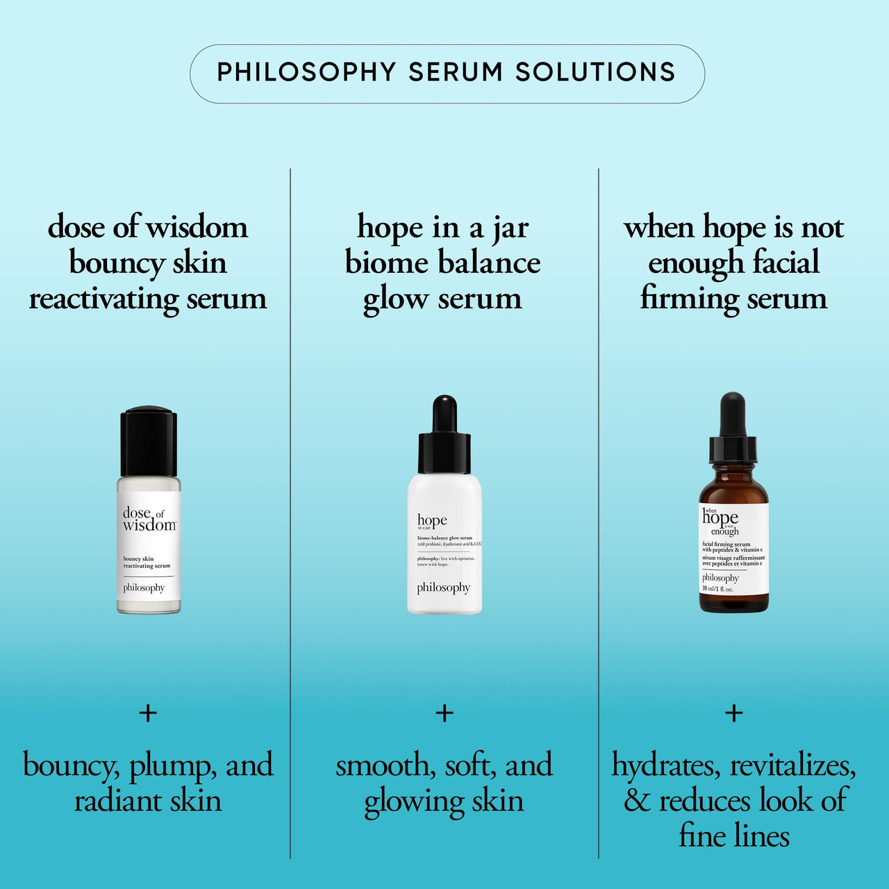 philosophy dose of wisdom bouncy skin revitalizing serum 1 fl oz