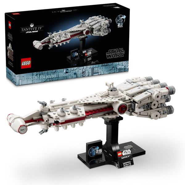 LEGO Star Wars: A New Hope Tantive IV - Creative Building Set for Adults - 25th Anniversary Starship Model - Collectible Build and Display Gift Idea for Star Wars Fans - 75376