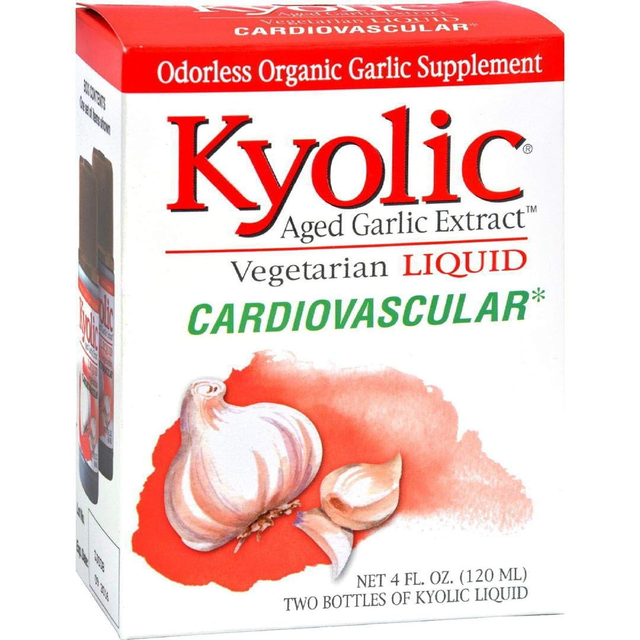 Kyolic Aged Garlic Extract Cardiovascular Health*, Liquid Two 2 Ounce Bottles (120 ml)