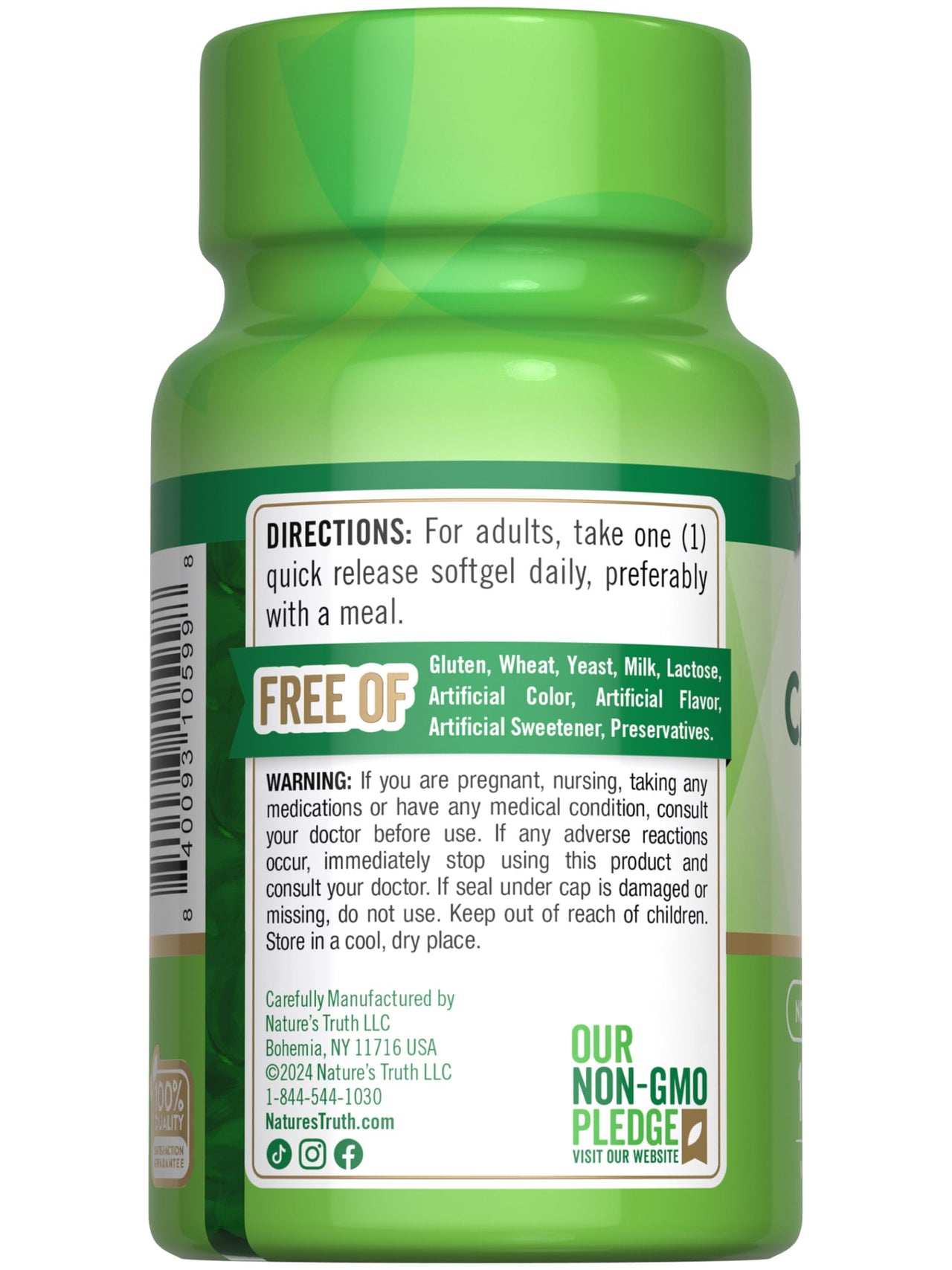 Nature's Truth Beta Carotene 25000 IU Softgels | 100 Count | Vitamin A Supplement | Non-GMO and Gluten Free