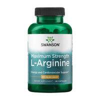Thumbnail for Swanson Amino Acid Super-Strength L-Arginine 850 Milligrams 90 Capsules