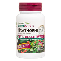 Thumbnail for NaturesPlus Herbal Actives Extended Release Hawthorne - 30 Tablets - Vegetarian, Gluten Free - 30 Servings