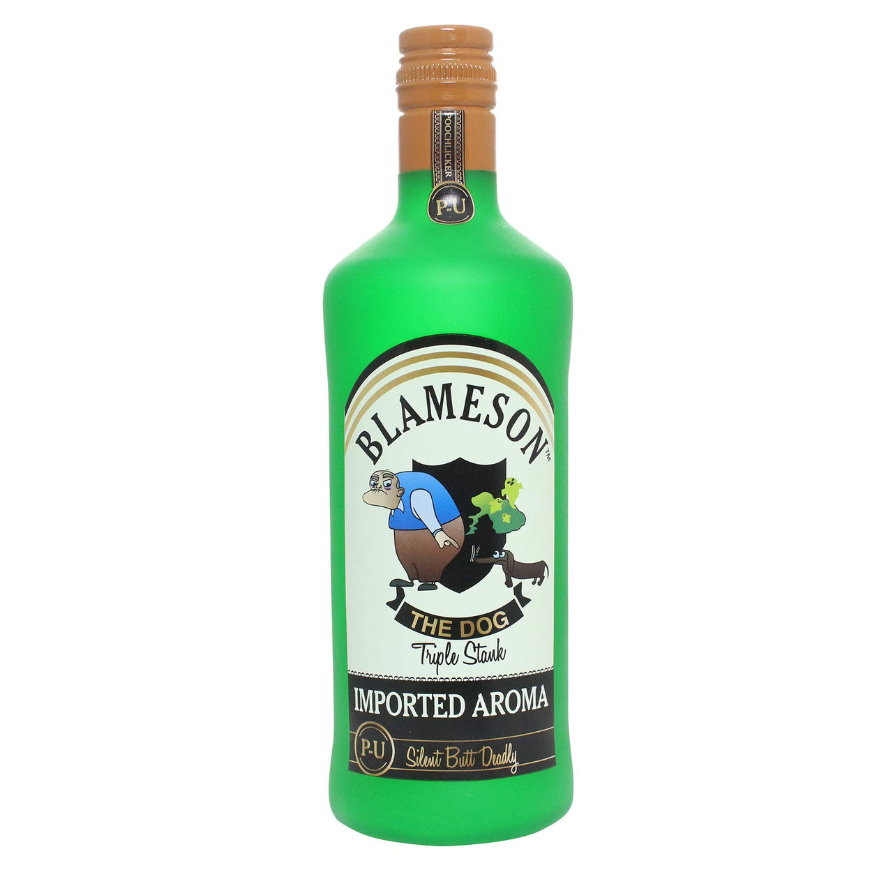 SILLY SQUEAKERS - Liquor Bottles - Dog Toy - 100% Vinyl. Made Durable & Strong. Novelty Play Toy. Many Bottles to Choose from and They Float (Blameson, Single)