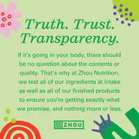 Thumbnail for Zhou Vitamin C+ Gummies - Vitamin C Gummies for Adults and Kids, 270 mg per Gummy with Bioflavinoids and Acerola for Immune Support - 60 Vegan Gummies