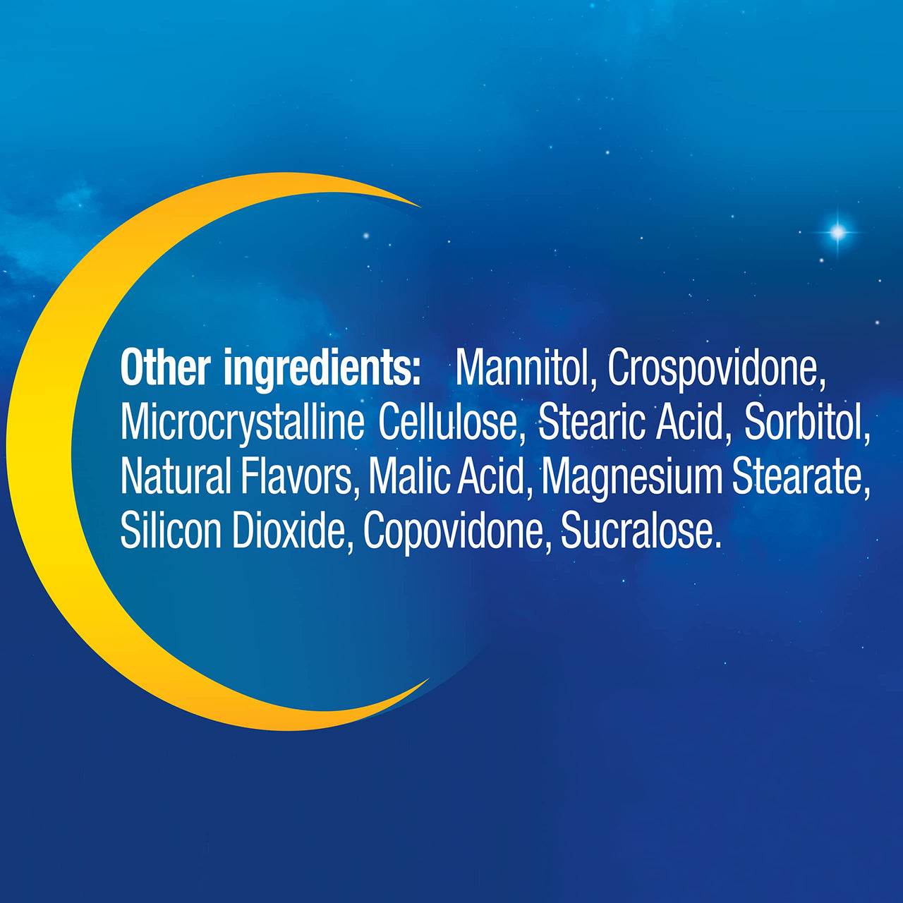 MidNite Back to Sleep Low Dose, 1.5 mg Melatonin Sleep Aid, Non-Habit Forming, Herbal Dietary Supplement for Adults, Drug-Free, Gluten-Free, Lactose-Free, Vegetarian, Vegan, 30 Quick Melt Tablets