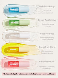 Thumbnail for SHEGLAM Jelly Wow Hydrating Non-Sticky Lip Oil Moisturizing Plumping Lip Gloss - Berry Involved