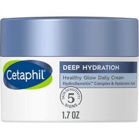 Thumbnail for Cetaphil Deep Hydration Fragrance Free Healthy Glow Daily Face Cream, 1.7 oz, 48Hr Dry Skin Face Moisturizer for Sensitive Skin, With Hyaluronic Acid, Vitamin E & B5, Dermatologist Recommended
