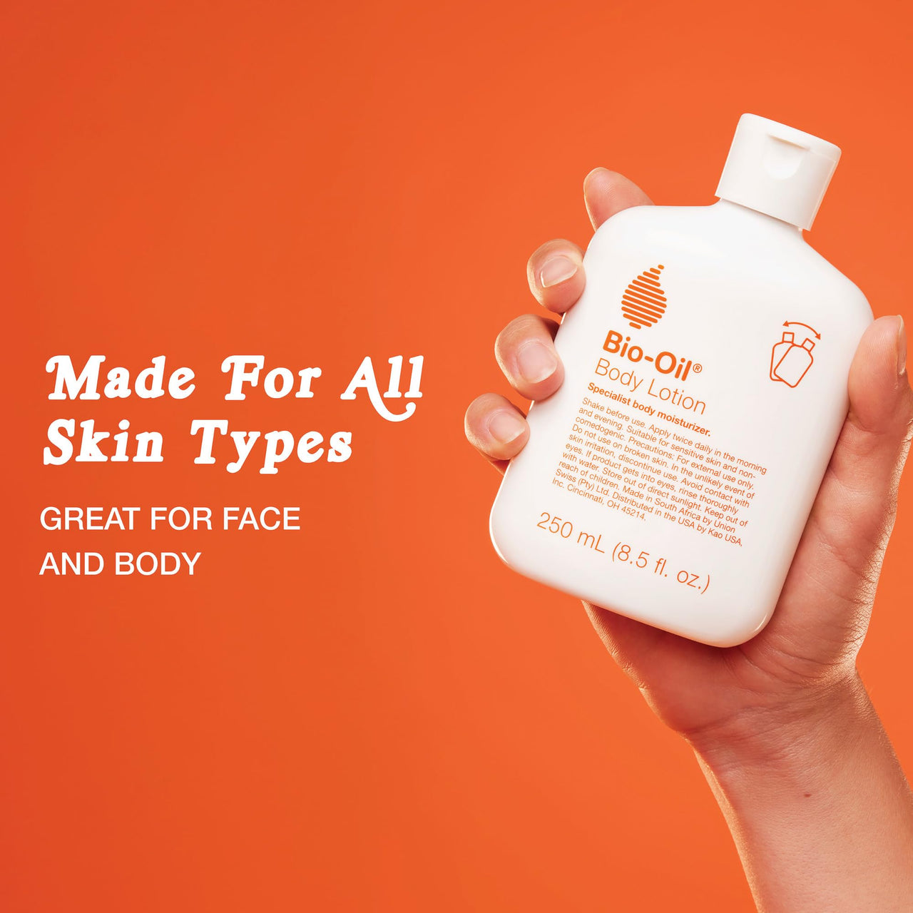 Bio-Oil Moisturizing Body Lotion for Dry Skin, Ultra-Lightweight High-Oil Hydration, with Jojoba Oil, Rosehip Oil, Shea Oil, and Hyaluronic Acid, 5.9 oz