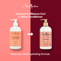 Thumbnail for SheaMoisture Curl & Shine Conditioner 4 Count Coconut & Hibiscus, for Thick, Curly Hair to Moisturize & Soften, 13 oz
