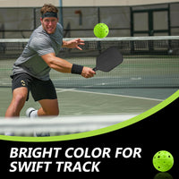 Thumbnail for Arewyt Pickleball Balls, 6 Pack 40 Holes Outdoor Pickleball Balls, High Visibility and Bounce, Durable Pickle Balls for All Style Pickleball Paddles & All Skill Levels, Neon Green