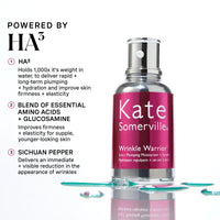 Thumbnail for Kate Somerville Wrinkle Warrior® 2-in-1 Plumping Moisturizer + Serum – Hydrating Formula with Hyaluronic Acid, Smooths Fine Lines, Firms Skin & Boosts Radiance, 1.7 Fl Oz