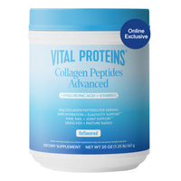 Thumbnail for Vital Proteins Collagen Peptides Powder Advanced with Hyaluronic Acid & Vitamin C - 20oz Collagen Protein, Unflavored, 28 Servings