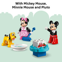 Thumbnail for LEGO DUPLO Disney Mickey Mouse Clubhouse with Minnie & Pluto Building Toy - Fine Motor Skill Toy for Toddlers, Ages 2+ - Mickey Mouse Toy for Boys & Girls - Birthday Gift for Kids - 10465