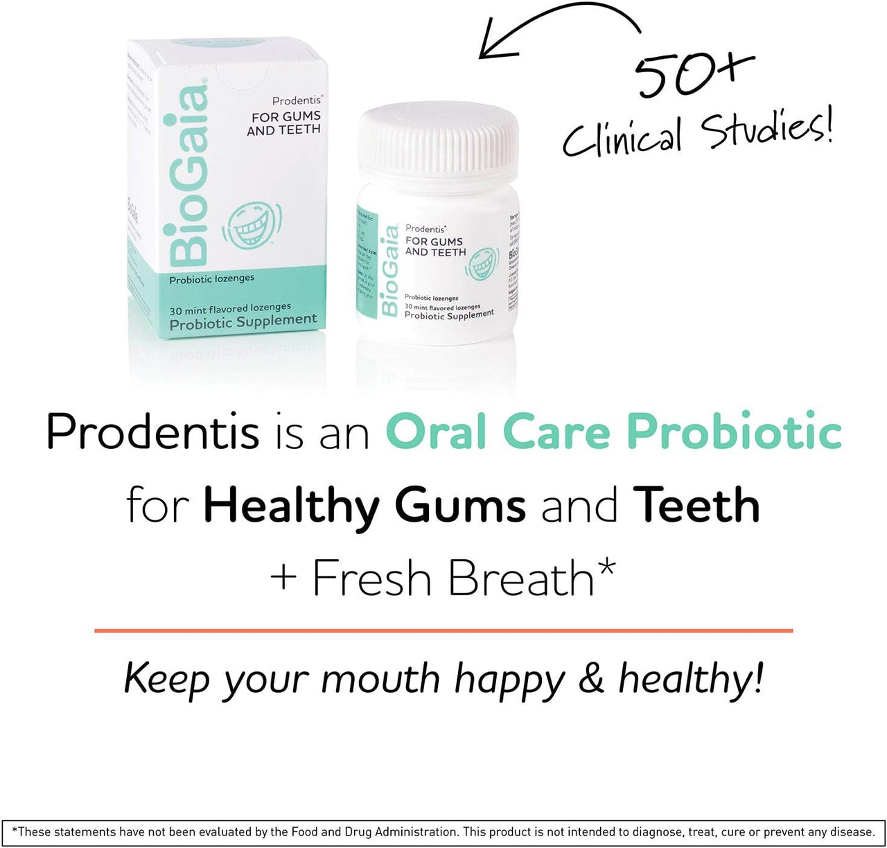 BioGaia Prodentis Lozenges For Teeth and Gums - Mint Flavor