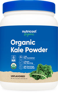 Thumbnail for Nutricost Organic Kale Powder 1LB - All Natural, Non-GMO, Gluten Free, Certified USDA Organic Kale