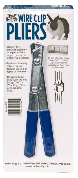 Pet Lodge® Wire Clip Pliers | Specialty Pliers Designed for Ferrule Type Wire Clips | Wire Cage Clip Pliers
