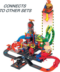 Thumbnail for Hot Wheels City Burger Drive-Thru Playset with 1 Vehicle, Connects to Other Playsets & Tracks, Gift for Kids Ages 4 to 8 Years Old