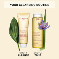 Thumbnail for Clarins NEW Hydrating Gentle Foaming Face Cleanser | Cleanses, Soothes, and Softens | Contains Aloe Vera to Boost Hydration | Soap-Free | SLS-Free| Normal To Dry Skin Types | 4.2 Ounces (Pack of 2)