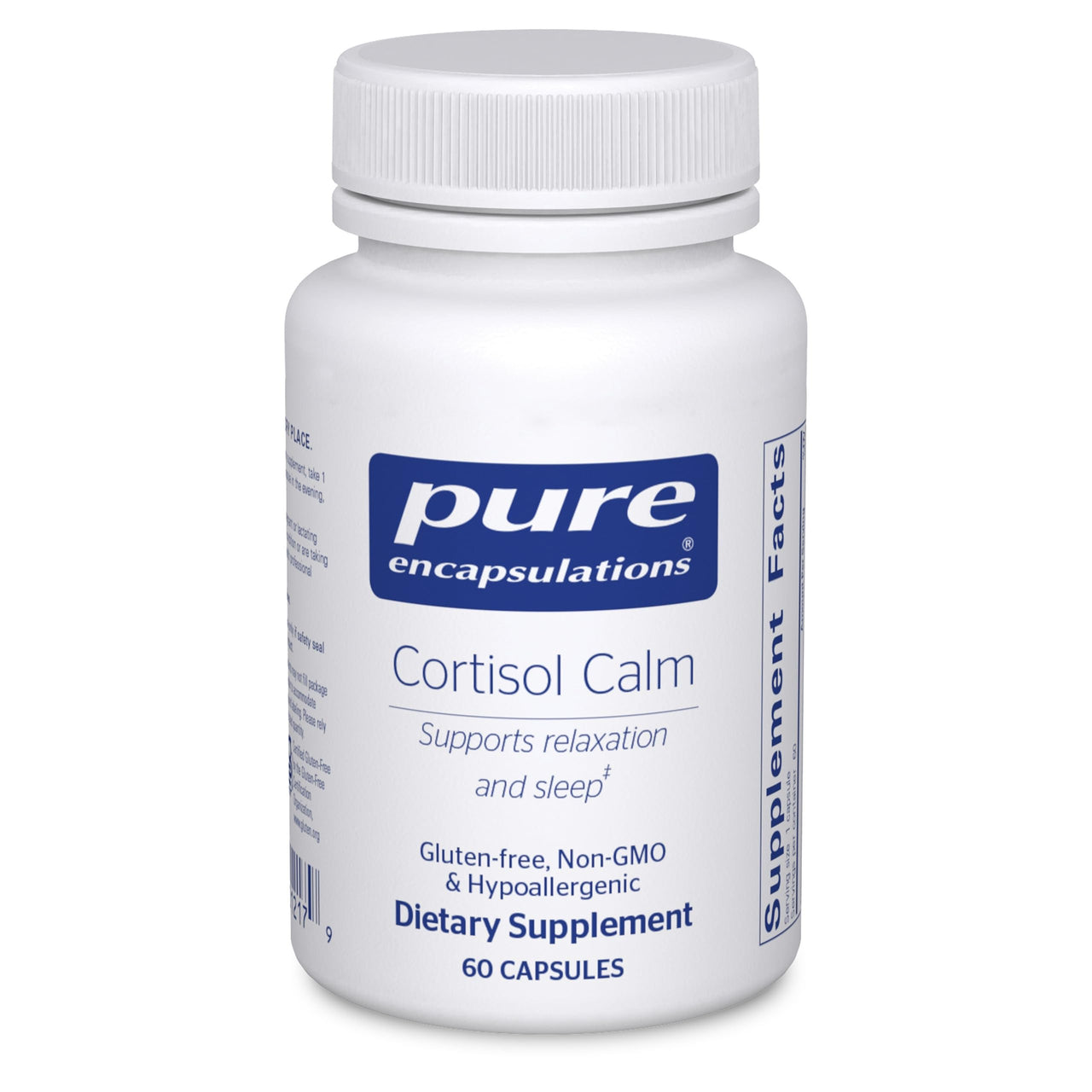 Pure Encapsulations Cortisol Calm - Supports Cortisol Health & Relaxation* - Contains Ashwagandha & L-Theanine - Restful Sleep - 60 Capsules