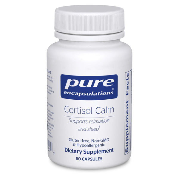 Pure Encapsulations Cortisol Calm - Supports Cortisol Health & Relaxation* - Contains Ashwagandha & L-Theanine - Restful Sleep - 60 Capsules