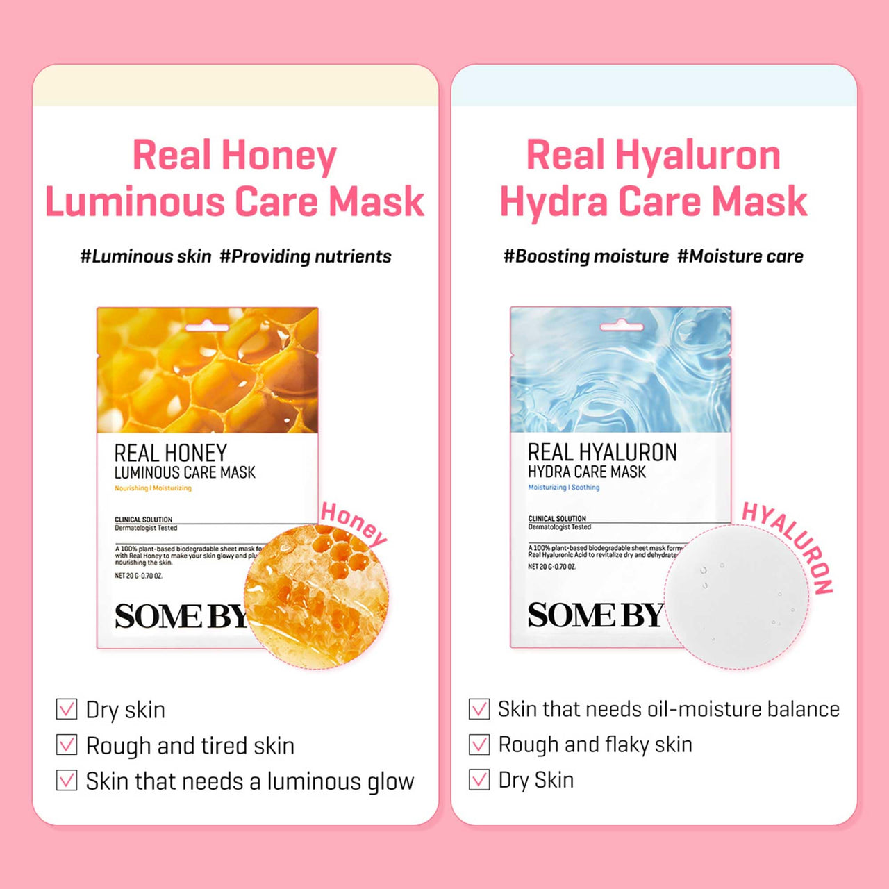 SOME BY MI Real Teatree Calming Care Mask - Pack of 10 - Made from Tea Tree Water for Sensitive Skin - Daily Vegan Korean Sheet Mask for Skin Calming and Soothing - Korean Skin Care