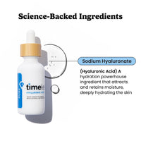 Thumbnail for Timeless Skin Care Hyaluronic Acid 100% Pure Serum - Hydrating Face Serum for Personal Care - Fragrance-Free - Hyaluronic Acid - for Skin Care - 2 oz