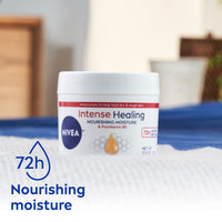 Thumbnail for NIVEA Intense Healing Body Cream, Non-Greasy Daily Moisturizer for Dry Skin, Enriched with Provitamin B5, Moisturizes Up To 72 Hours, 13.5 Oz Jar