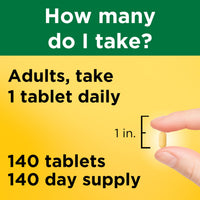 Thumbnail for Nature Made Super B Complex with Vitamin C & Folic Acid, B Complex Vitamins for Women and Men, Dietary Supplement for Immune Support, 140 Tablets, 140 Day Supply