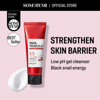 Thumbnail for SOME BY MI Snail Truecica Miracle Repair Low pH Gel Cleanser - 3.38Oz, 100ml - Made from Snail Mucin for Sensitive Skin - Daily Face Wash for Deep Cleansing and Skin Moisturizing - Korean Skin Care